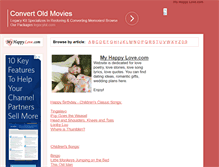 Tablet Screenshot of myhappylove.com